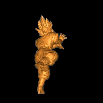 goku 3d modeller indir creality bulut 3d print model - Mito3D