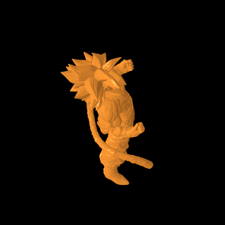 Goku Phase 4 Zeichen 3d print model - Mito3D