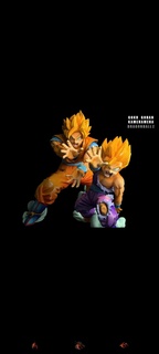 Goku arroz kamehameha fils personagens 3d print model - Mito3D
