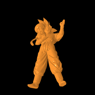 Goku Gohan fiktiv Zeichen 3d print model - Mito3D