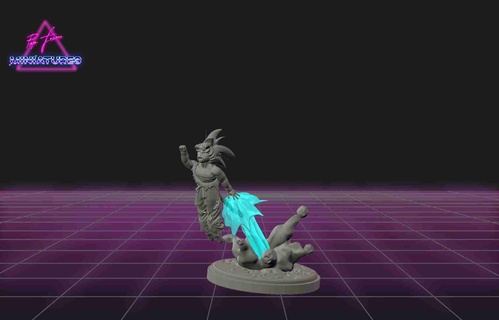 Goku flautim batalha criança Dragão bola ficcional personagens 3d print model - Mito3D