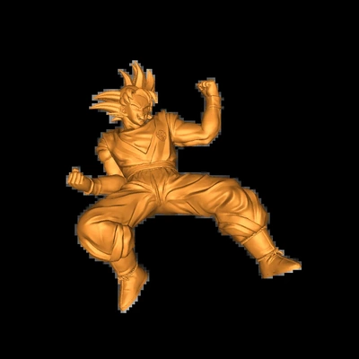 goku kaya 3d modeller indir creality bulut 3d print model - Mito3D