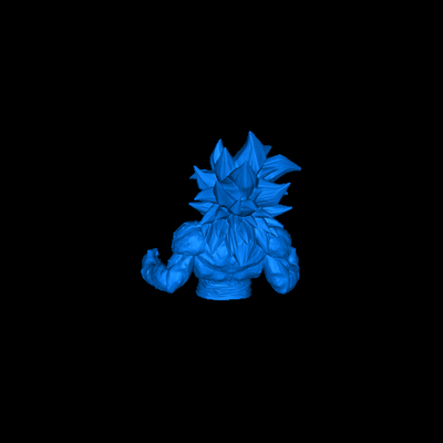 goku ssj4 3d modèles télécharger créalité nuage 3d print model - Mito3D