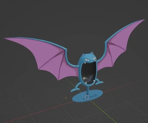 golbat 3d statue modèles télécharger créalité nuage 3d print model - Mito3D