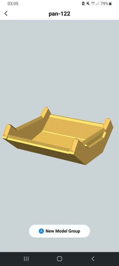 oro padella 5 3d modelli scarica creality nube 3d print model - Mito3D