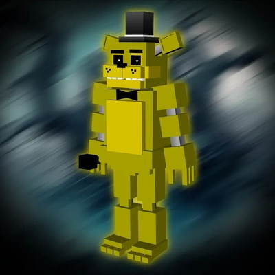 dorado freddy fnaf 3d modelos descargar crealidad nube 3d print model - Mito3D