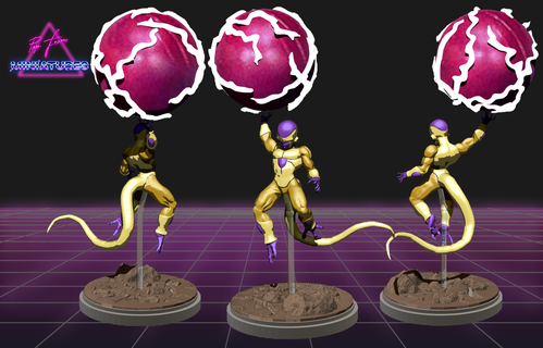 d'oro fregio miniatura Drago palla super 3d Modelli Scarica creality nube immaginario personaggi 3d print model - Mito3D