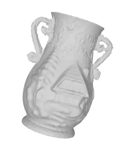 golden vase 3d modelle download realität wolke 3d print model - Mito3D