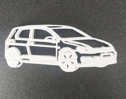 Golf gti Schlüsselbund Fahrzeuge 3d print model - Mito3D