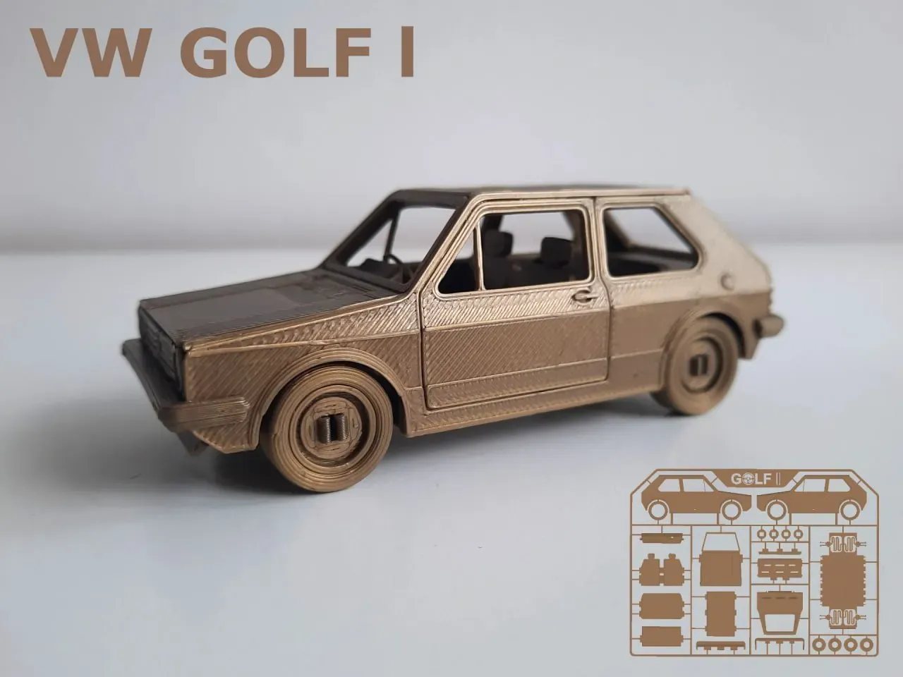 golf mk1 kit 3d models download creality cloud 3D print model - Mito3D