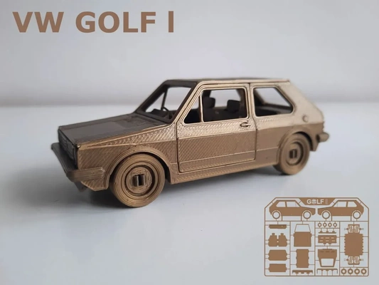 golf mk1 equipo 3d modelos descargar crealidad nube 3d print model - Mito3D