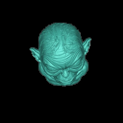 gollum busto 3d modelos descargar crealidad nube 3d print model - Mito3D