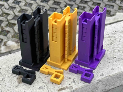 çizelge karakterler sırt çantası klips diğerleri 3d print model - Mito3D