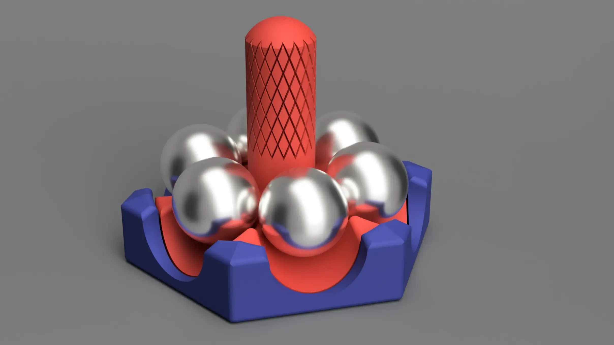 gravitrax spinner starter 6 balls 3d models download creality cloud 3D print model - Mito3D