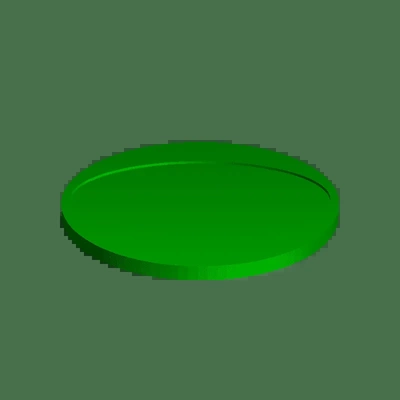 green bay coaster base 3d models download creality cloud 3d print model - Mito3D