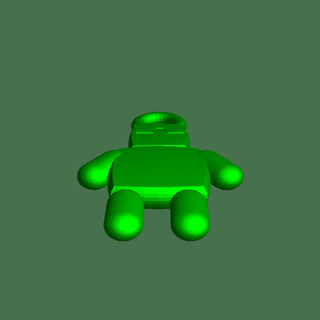 verde uomo bambole Accessori 3d print model - Mito3D