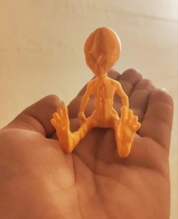 grey alien Fictional Characters 3d print model - Mito3D