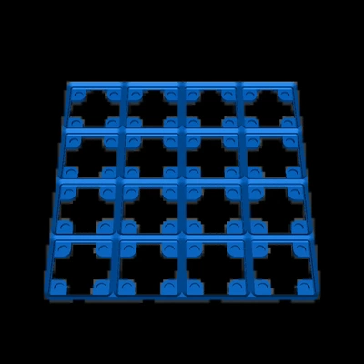 gridfinity 4x4 3d modelle download realität wolke 3d print model - Mito3D