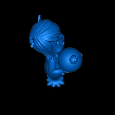 grinch cindy lou who 3d modelos baixar crialidade nuvem 3d print model - Mito3D