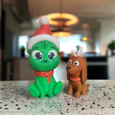 grinch max christmas cute edition 3d models download creality cloud fictional characters 3d print model - Mito3D