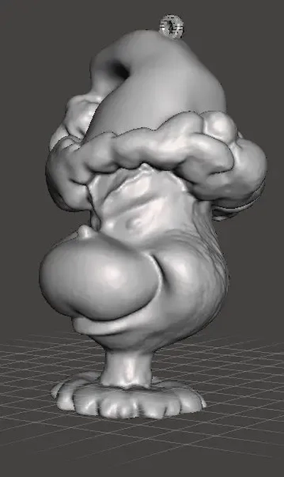 grinch enfeite 1 3d modelos baixar crialidade nuvem 3d print model - Mito3D