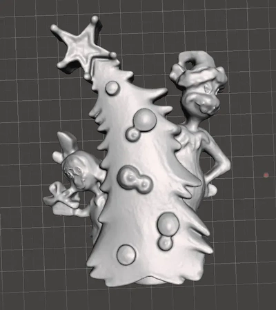 grinch ornament 2 3d models download creality cloud 3d print model - Mito3D