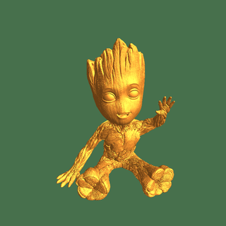 Groot fictif personnages 3d print model - Mito3D