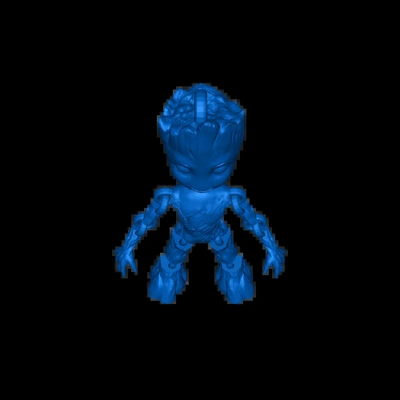 groot 3d modelos baixar crialidade nuvem 3d print model - Mito3D