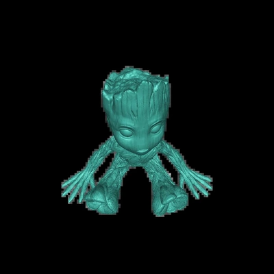 groot 3d modeller indir creality bulut 3d print model - Mito3D