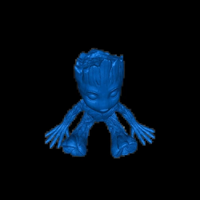 groot 3d modelle download realität wolke 3d print model - Mito3D