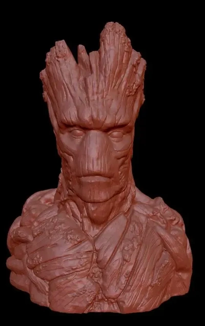 groot 3d modelos baixar crialidade nuvem 3d print model - Mito3D