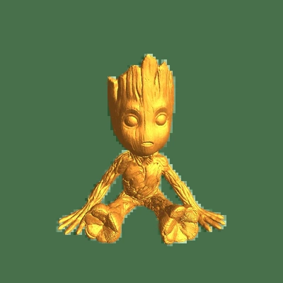 groot 3d models download creality cloud 3d print model - Mito3D