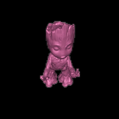 groot 3d modelos baixar crialidade nuvem 3d print model - Mito3D