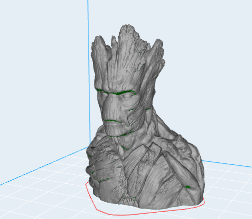 groot 3d modelle download realität wolke 3D print model - Mito3D