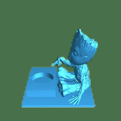 groot elma izlemek doluyor ayakta durmak 3d modeller indir creality bulut 3d print model - Mito3D