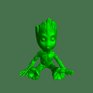 Groot fioriera immaginario personaggi 3d print model - Mito3D