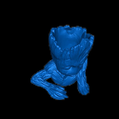 groot pflanzer 3d modelle download realität wolke 3d print model - Mito3D