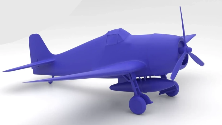 grumman f6f hellcat 3d modelli scarica creality nube 3d print model - Mito3D