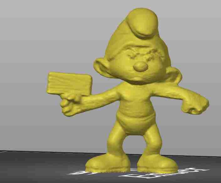 grumpy smurf Fictional Characters 3D print model - Mito3D