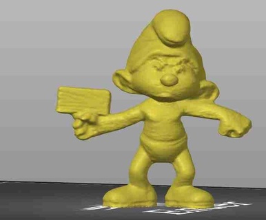 grumpy smurf Fictional Characters 3d print model - Mito3D