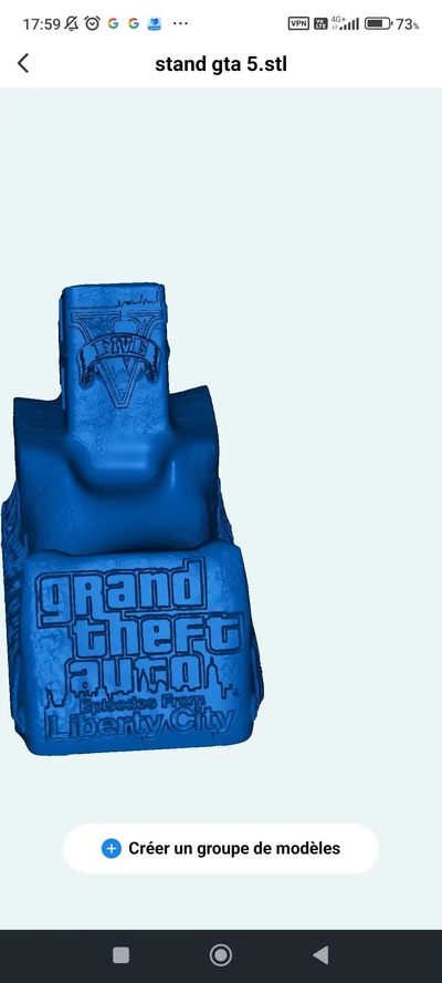 gta 5 supporter 3d modèles télécharger créalité nuage 3d print model - Mito3D