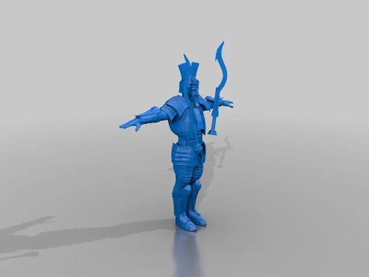 guardião dnd monstro 3d modelos baixar crialidade nuvem 3d print model - Mito3D