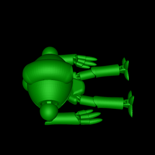 gui 3d modelos baixar crialidade nuvem personagens 3d print model - Mito3D