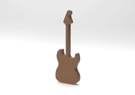 Gitarre Musical Instrumente 3d print model - Mito3D