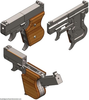 pistola 22 3d modelos descargar crealidad nube caracteres 3d print model - Mito3D