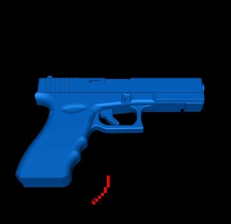 pistolet jouet réplica 19 jouets Jeux 3d print model - Mito3D