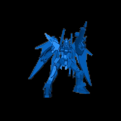 gundam 8 3d modelos descargar crealidad nube 3d print model - Mito3D