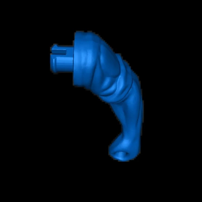 gundy esquerda braço 3d modelos baixar crialidade nuvem 3d print model - Mito3D