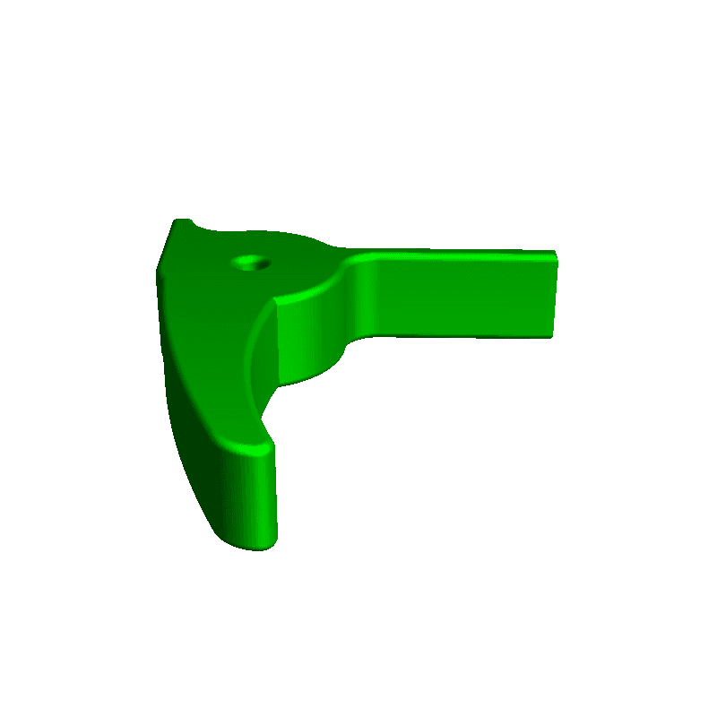 pistole 3D print model - Mito3D
