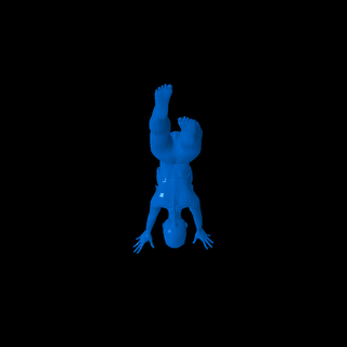 ginnasta personaggi 3d print model - Mito3D